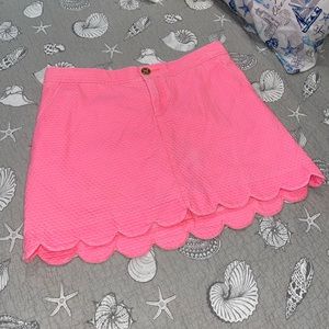 Lilly Pulitzer EUC Colette skort in cockatoo pink womens size 4